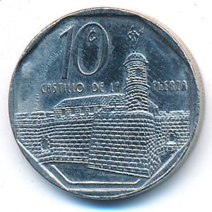 Куба, 10 сентаво (2008 г.)