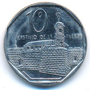 Куба, 10 сентаво (2008 г.)