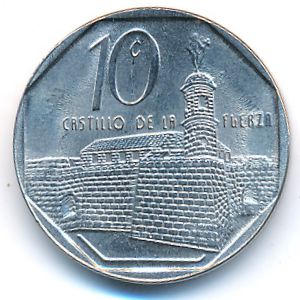 Куба, 10 сентаво (2009 г.)