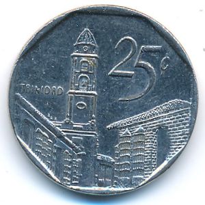 Cuba, 25 centavos, 2006