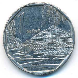 Cuba, 1 peso, 1998