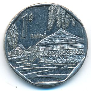 Cuba, 1 peso, 1998