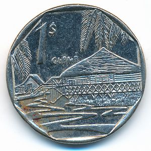 Cuba, 1 peso, 2000
