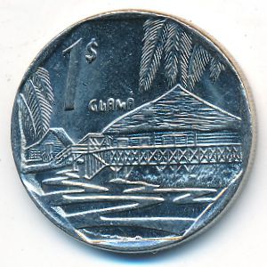 Cuba, 1 peso, 2007