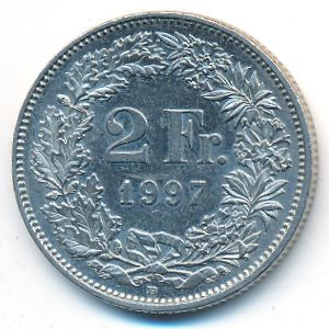 Швейцария, 2 франка (1997 г.)