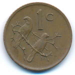 ЮАР, 1 цент (1977 г.)