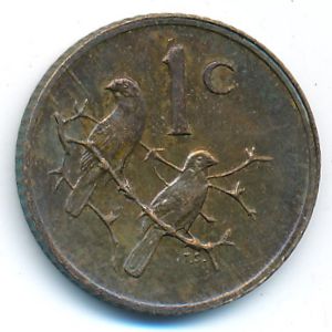 ЮАР, 1 цент (1981 г.)