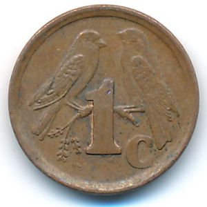 ЮАР, 1 цент (1990 г.)