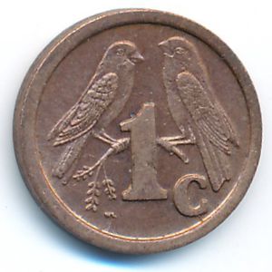 ЮАР, 1 цент (1991 г.)