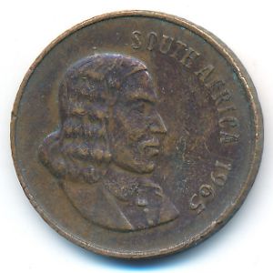 South Africa, 2 cents, 1965