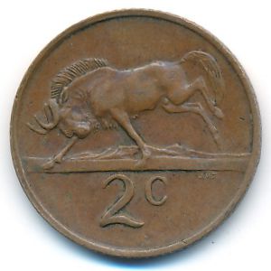 ЮАР, 2 цента (1971 г.)