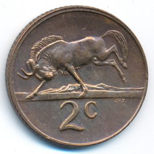 ЮАР, 2 цента (1980 г.)