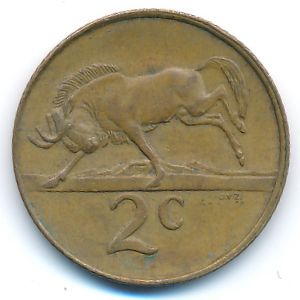 ЮАР, 2 цента (1983 г.)