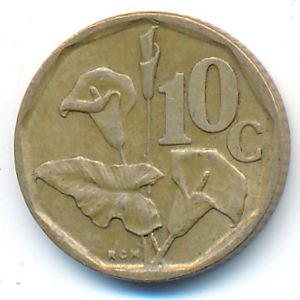 South Africa, 10 cents, 1994