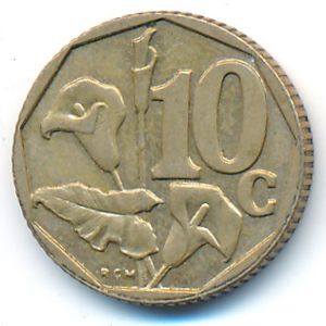 ЮАР, 10 центов (1996 г.)
