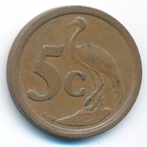 ЮАР, 5 центов (1993 г.)