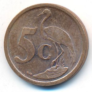 ЮАР, 5 центов (2006 г.)