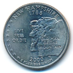 США, 1/4 доллара (2000 г.)