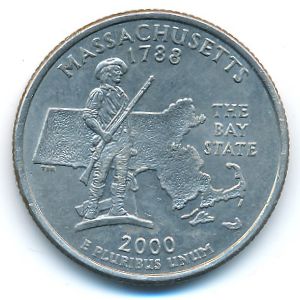 США, 1/4 доллара (2000 г.)