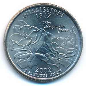 США, 1/4 доллара (2002 г.)