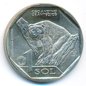 Перу, 1 соль (2017 г.)