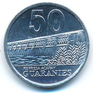 Paraguay, 50 guaranies, 2008