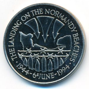 Остров Святой Елены и острова Вознесения, 50 пенсов (1994 г.)