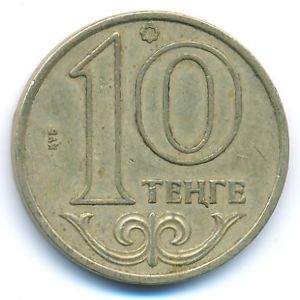 Kazakhstan, 10 tenge, 2000