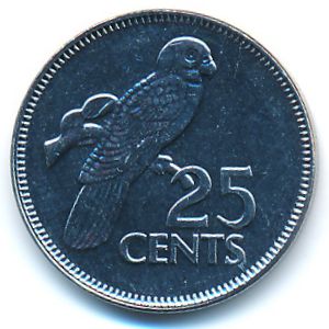 Seychelles, 25 cents, 2012