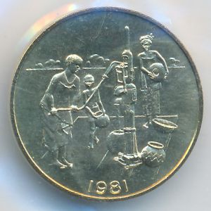 Западная Африка, 10 франков (1981 г.)