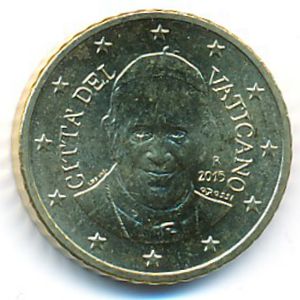 Ватикан, 50 евроцентов (2015 г.)
