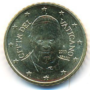 Ватикан, 50 евроцентов (2015 г.)