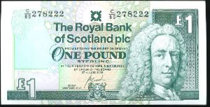 Шотландия, 1 фунт (2000 г.)