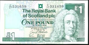 Шотландия, 1 фунт (1993 г.)