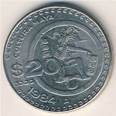Mexico, 20 pesos, 1980–1984