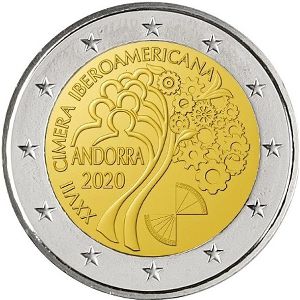 Andorra, 2 euro, 2020