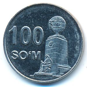 Узбекистан, 100 сум (2018 г.)