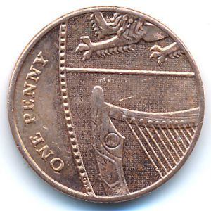 Great Britain, 1 penny, 2012
