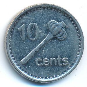Fiji, 10 cents, 2010