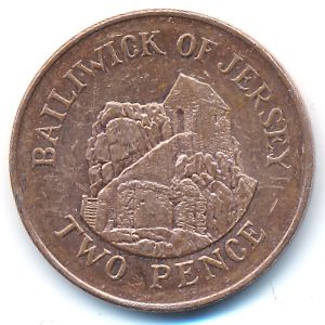 Джерси, 2 пенса (2012 г.)