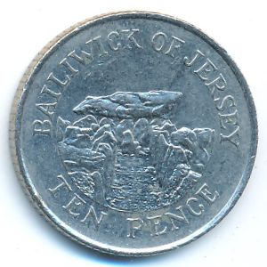 Джерси, 10 пенсов (2002 г.)