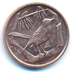 Каймановы острова, 1 цент (2017 г.)