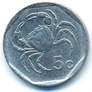 Мальта, 5 центов (1995 г.)