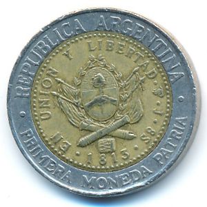 Argentina, 1 peso, 1994