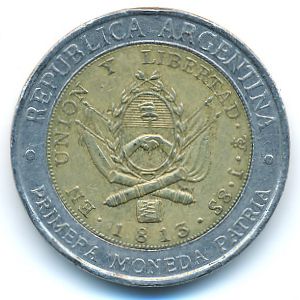 Argentina, 1 peso, 1995