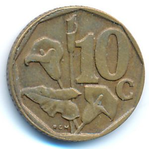 ЮАР, 10 центов (1996 г.)
