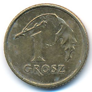 Польша, 1 грош (2010 г.)