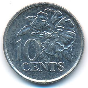 Trinidad & Tobago, 10 cents, 2005