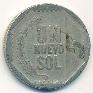 Перу, 1 новый соль (2005 г.)