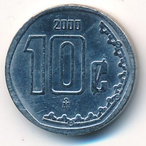 Мексика, 10 сентаво (2000 г.)